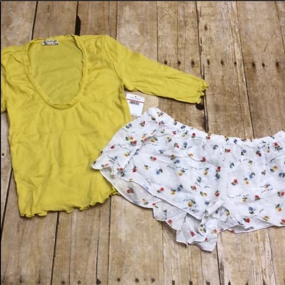 NWT Free People Up Late Spring Combo Pajama Set XS - Picture 4 of 16
